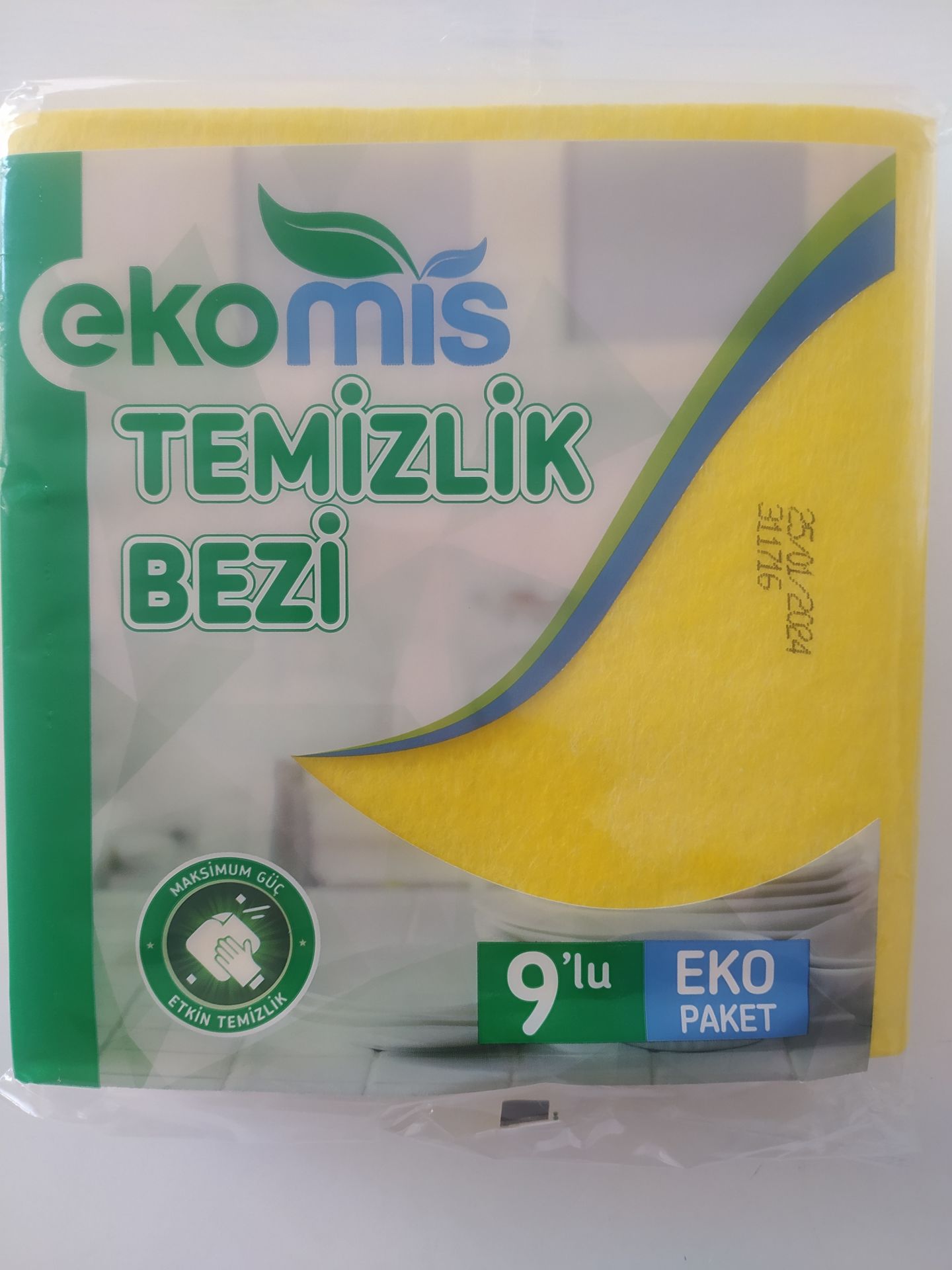 EKOMİS TEMİZLİK BEZİ (2*9'LU PAKET)