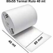 80*40 TERMAL YAZAR KASA RULOSU 30'LU (3*10'LU PAKET)